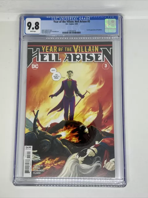 DC Year of the Villain Hell Arisen #3 CGC 9.8 1st Print 1st Appearance Punchline