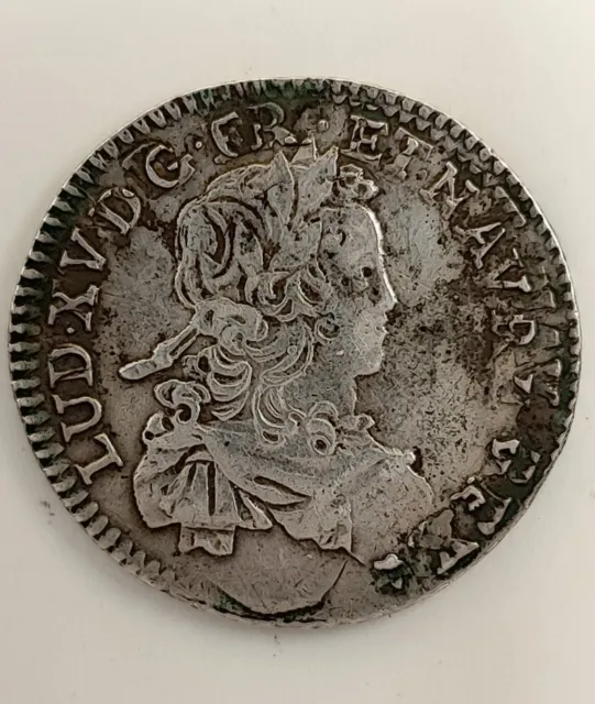 Louis XV 1/6 Écu 1721/Lyon/ Monnaie Royale Argent
