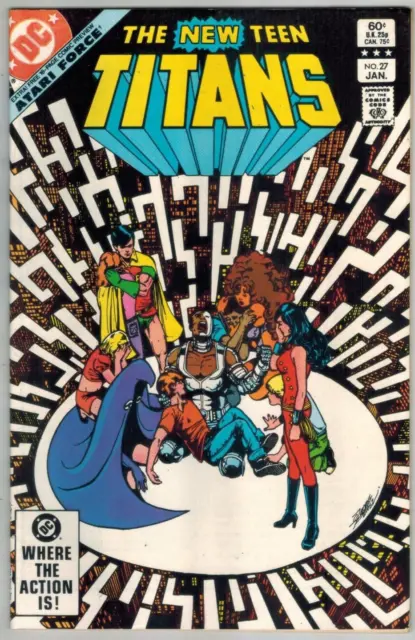 New Teen Titans 27  Atari Force Preview!   1983 VF DC Comic  Wolfman/Perez