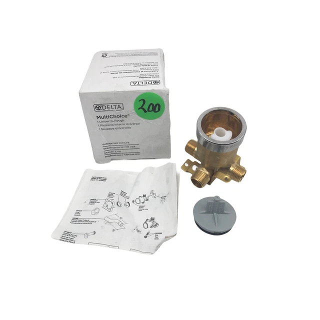DELTA MULTICHOICE UNIVERSAL Tub And Shower R10000 UNBX Valve Body Rough
