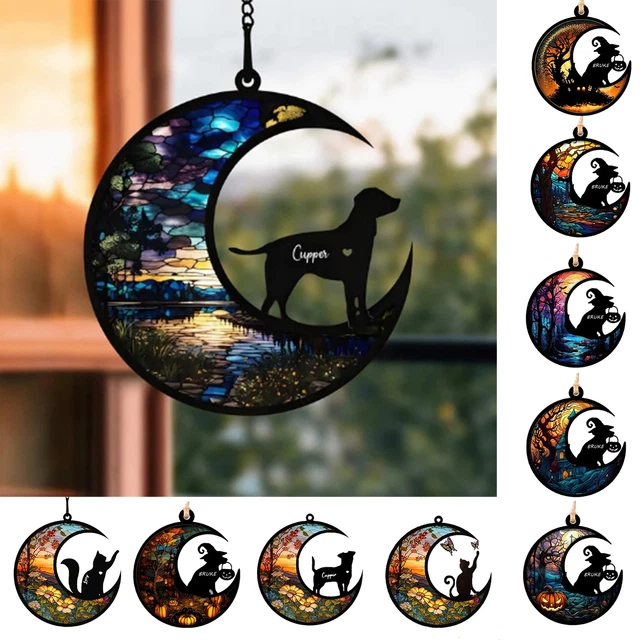Customizable Pet Pendant Durable Exquisite Acrylic Suncatcher Unique Dog