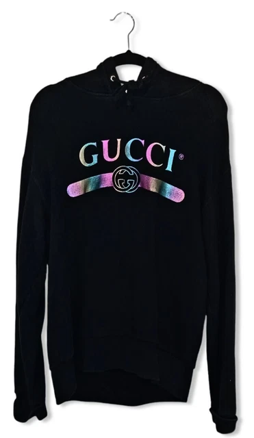 Felpa gucci on sale nera con cappuccio