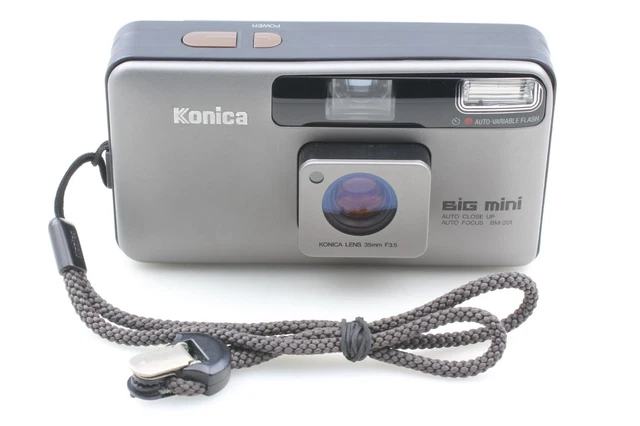 NEAR MINT] KONICA Big Mini BM-201 Compact 35mm Film Camera from