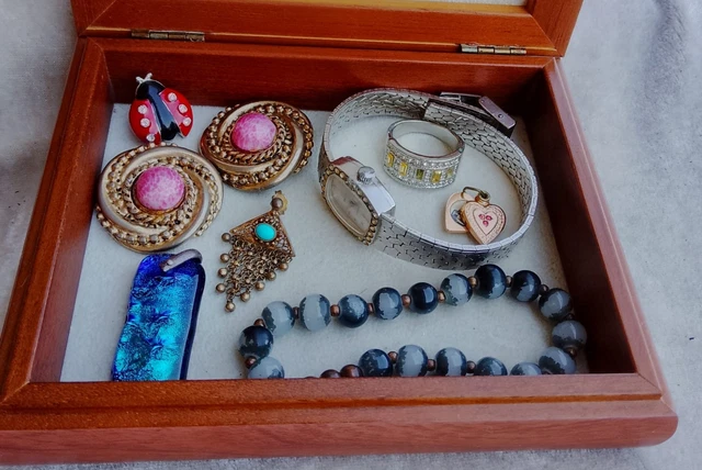 Le Monde Des Bijoux Lotto Di 10 Paia Orecchini Pendenti Moda - Foto 8