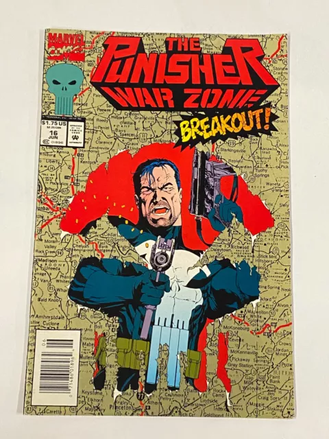 The Punisher: War Zone #16 1993 Marvel Newsstand - FN/VF!
