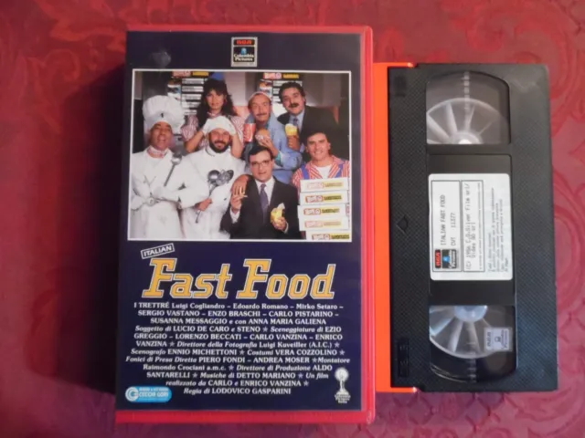Italian Fast Food (Enzo Braschi, Gino Cogliandro) - VHS ed. Rca Columbia rara
