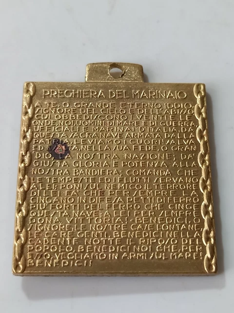 MEDAGLIA MILITARE PREGHIERA Del Marinaio Regia Marina EUR 25,00