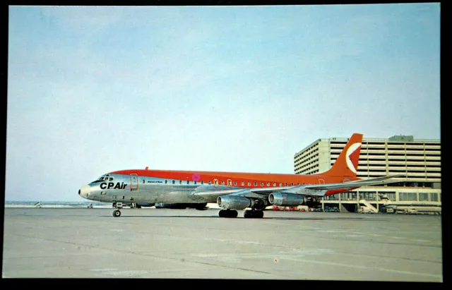 47693 Ak Avion Aéroport Le Douglas DC-8 Pilote Avion CP Air