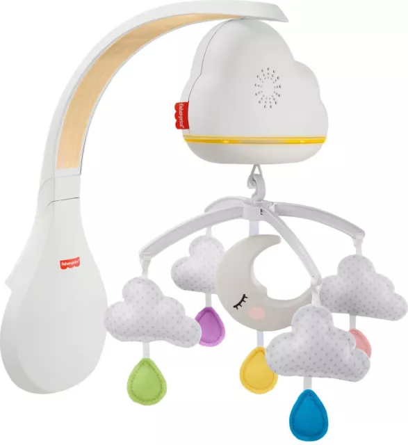 Fisher Price Soffici Nuvolette Giostrina per Culla per Bambini da 0+ Anni Mattel