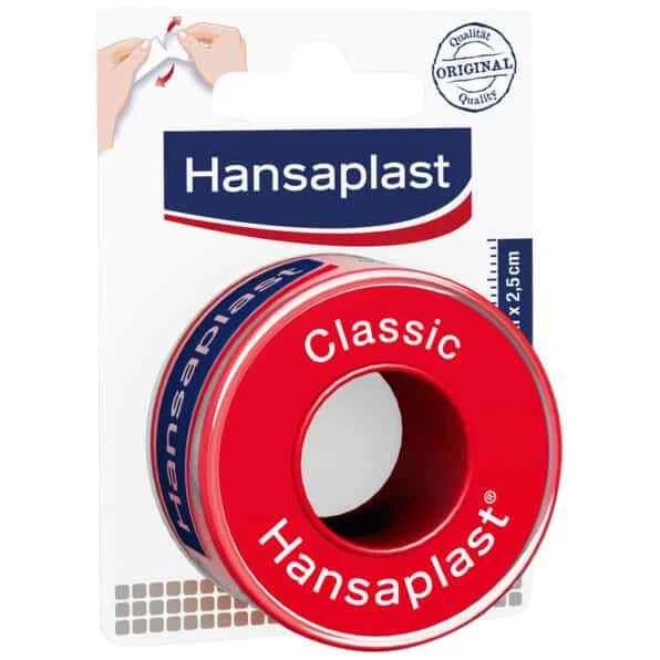 HANSAPLAST Fixierpfl.Classic 2,5 cmx5 m 1 St Pflaster