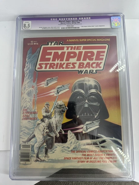 Star Wars Marvel Super Special #16 CGC 8.5 (1980) 1st App Boba Fett Lando Yoda