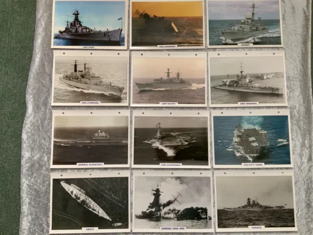 36-Atlas Maxi Cards-World-Ships-Warships-Submarines-Royal Navy-Military-Rn 3