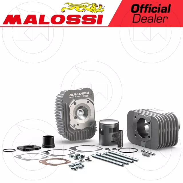 3118213 Gruppo Termico Malossi Big Deps 4 Mhr Ø47 Alluminio Piaggio Ciao Px 50