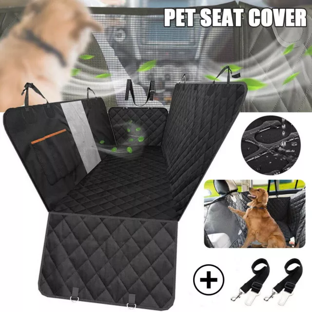 Waterproof Pet Car Seat Cover Dog Safety Protector Mat Rear Back Seat Hammock UK