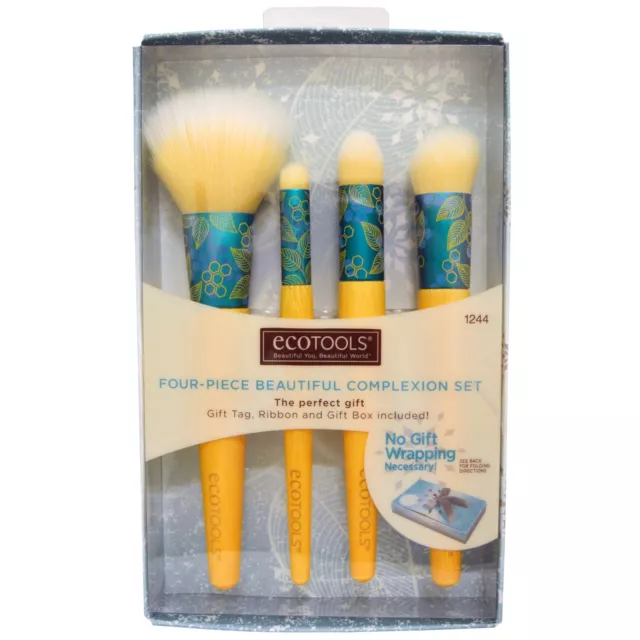 EC50 Ecotools Four-Piece Beautiful Complexion Set, 4 Brushes Christmas Gift