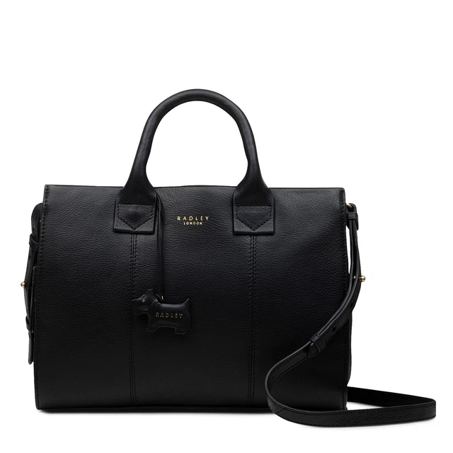 RADLEY LONDON PAGE Street Small Zip Top Multiway Bag Black NEW
