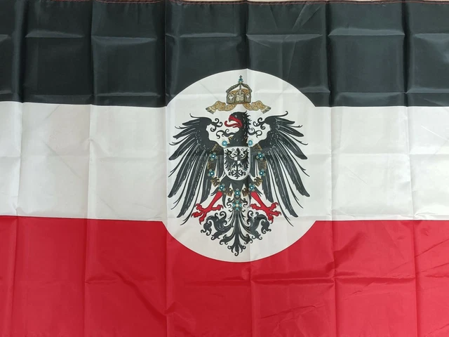 Flaggenparadies Bandiera Impero Tedesco 1870-1919 - 90 X 150 Cm, Storica