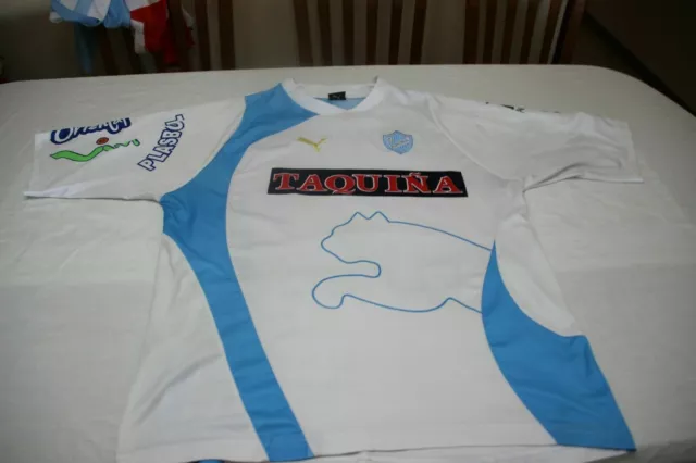 Maillot Football Officiel Aurora F.C Bolivie Puma Taille XL Publicité Taquiña