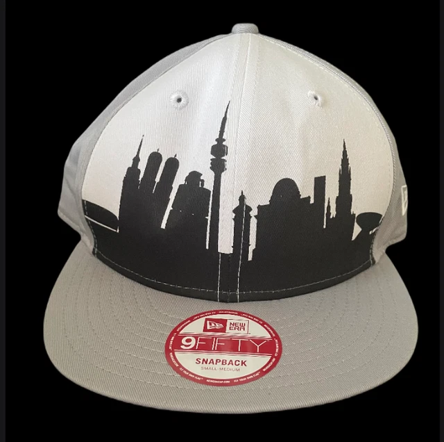 Casquette New Era 9FIFTY Snapback Skyline Munich - Gris, Taille S/M, Neuve Avec étiquettes