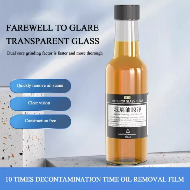 1/2/3/5X Car Glass Oil Film Stain Removal Cleaner ✨✨✨✨✨ M8K2