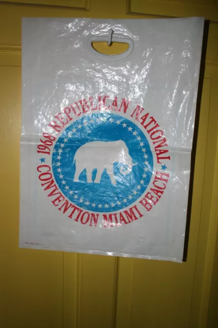 1968 Republican National GOP Convention Carrying Bag