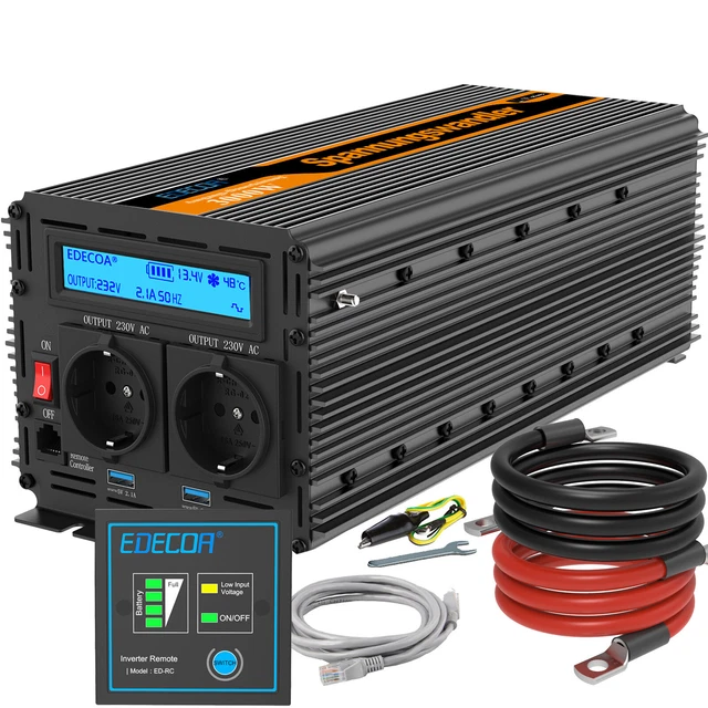 Module WiFi Pour Onduleur Hybride EDECOA - Connexion Remote, Contrôle Paramètres - Compatible EM Series