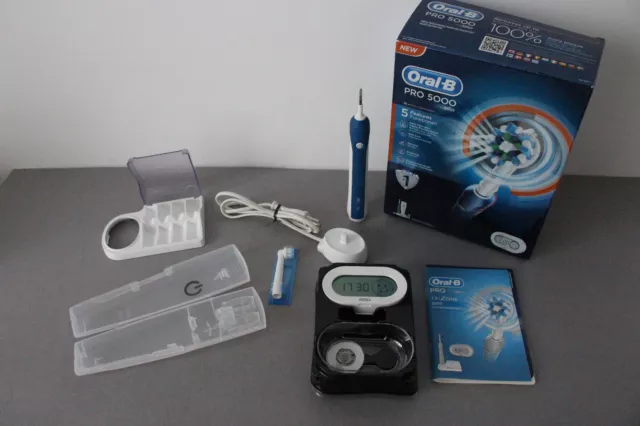 Oral B Pro 5000 Wireless Smart Guide Mit 5 Funktionen 1 Aufsteckbürsten