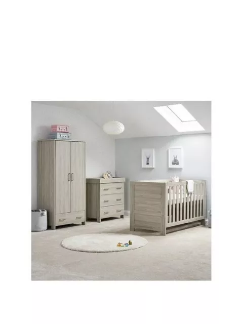 Obaby Nika 3-piece Nursery Room Set - Grey