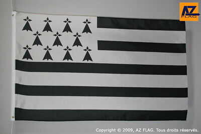 DRAPEAUX DRAPEAU BRETON Neuf FRANCE 60 x 90 cm Breton DRAPEAU BRETAGNE 90x60cm 