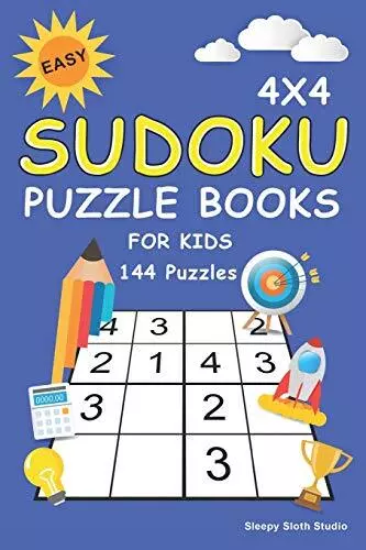 Easy Sudoku Puzzle Books For Kids: 180 Easy Sudoku Puzzles For Kids And  Beginners - Ages 9-11 - 4x4, 6x6 and 9x9, With Solutions (Paperback)