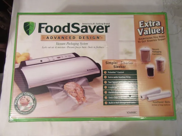 Best Buy: FoodSaver Advanced Design Vacuum Sealer Kit White V2240
