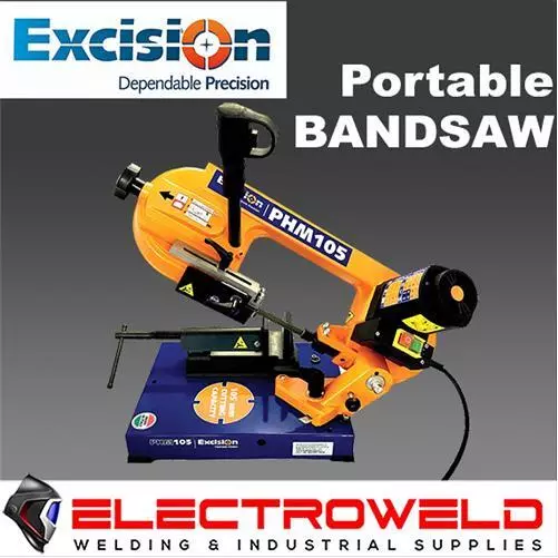 EXCISION 105 Portable Bandsaw 850W Metal Angle Cutting Band Saw 240V PHM 4105PHM