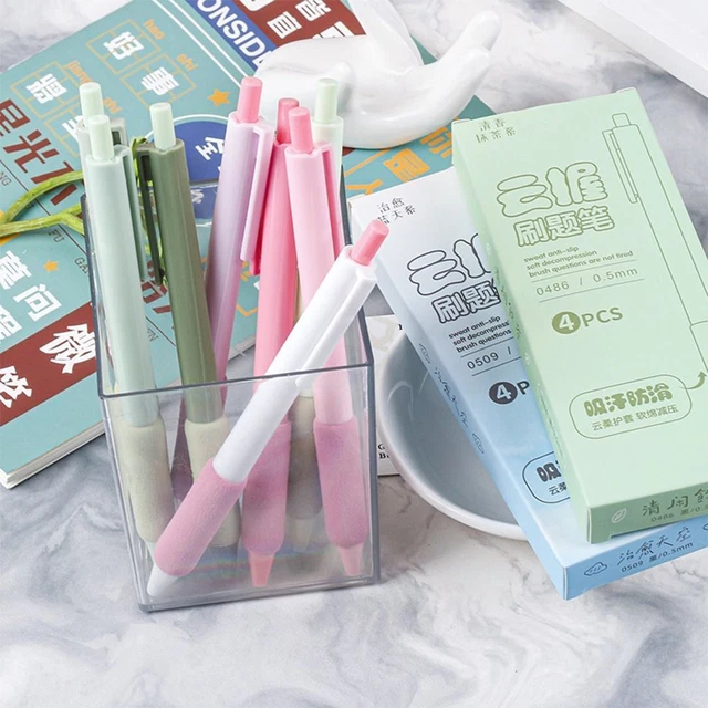 2 Box Soft Bread Touch Ballpoint Pen 0.5mm Writing Tool Gel Pen  Students Gift