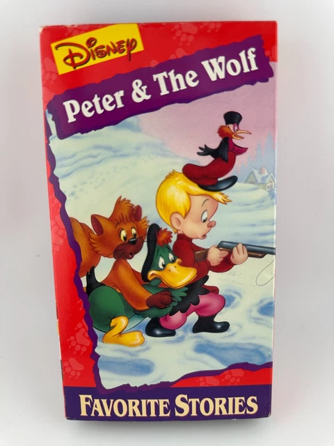 DISNEY PETER AND the Wolf VHS 1994 Favorite Stories Walt Disney Home ...