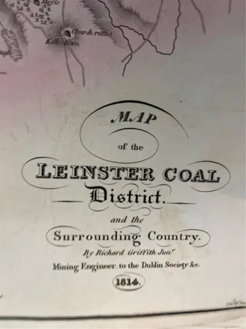 Leinster Coal District Survey (Ireland) 1814. Map, plan,geology appendix. RARE