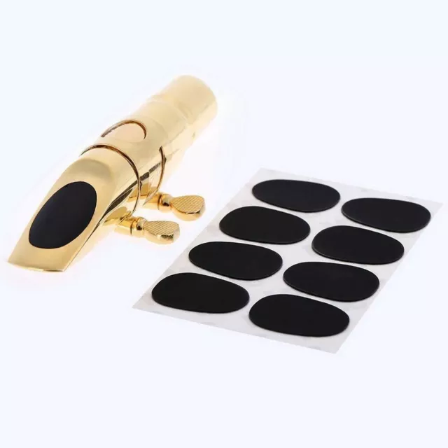 8x Sax Silicone Bocchino Cuscinetti Toppe Pastiglie for Alto Tenore Sassofono