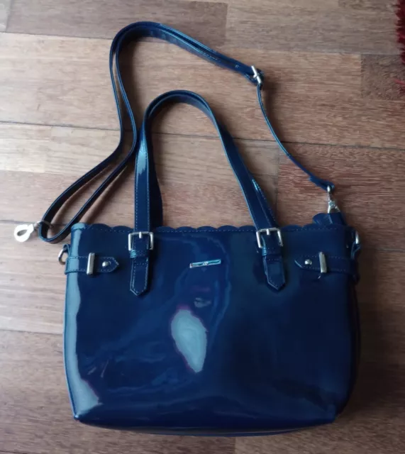 Navy blue shop handbags debenhams