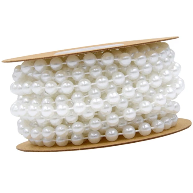 6 MM Wedding Centerpieces Garland Wedding Decor Artificial Wreath String Pearls