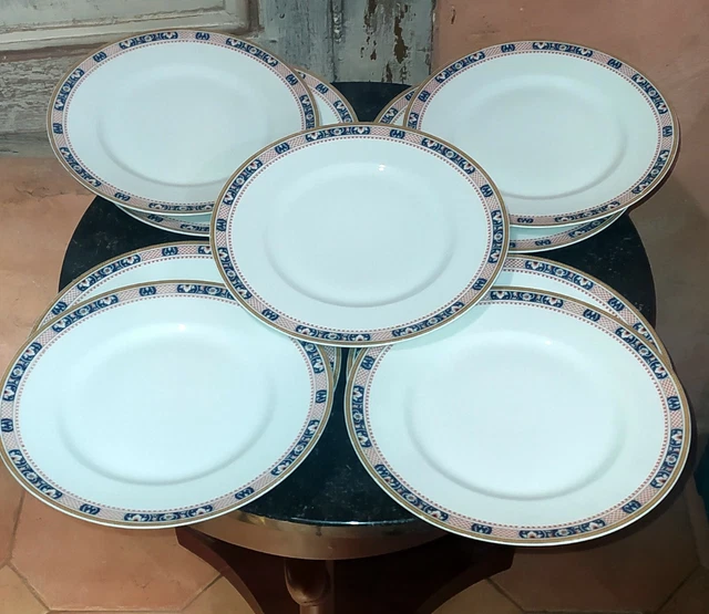 Set 8 assiettes Bernardaud Limoges - Arts de la table Set 8 assiettes Bernardaud Limoges - Arts de la table