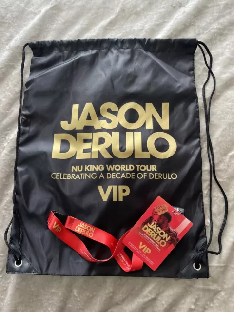 Jason Derulo Nu King World Tour VIP Pump Bag & Lanyard