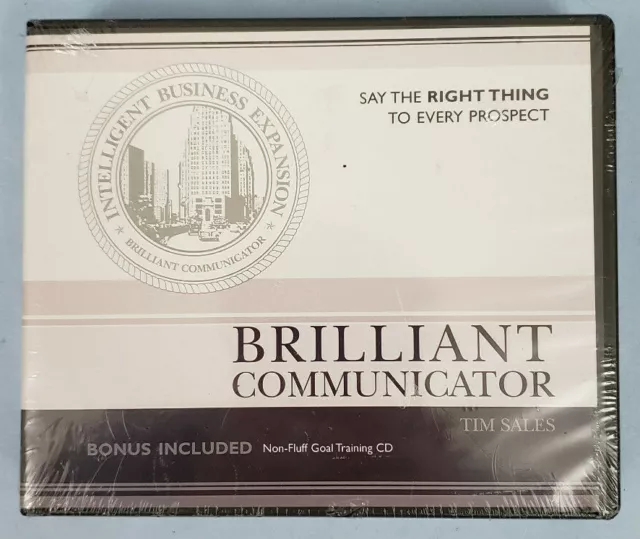 Brilliant Communicator by Tim Sales 10 CD Set - Audiobook - Communication Audio