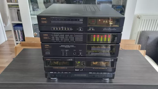 Aiwa CX-790K Hi Fi Tuner Graphic Equalizer, Tape Decks Works