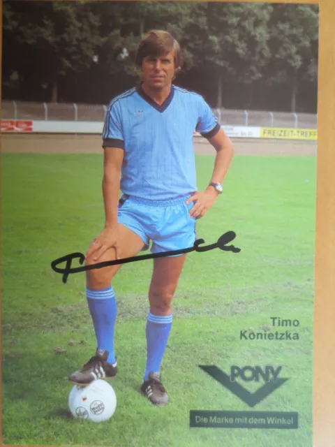 AUTOGRAMMKARTE TIMO KONIETZKA Bayer Uerdingen 80erJahre EUR 3,00