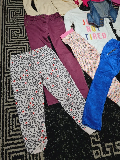 #A68💜 Huge Bundle Of Girls Clothes 6-7years NEXT GEORGE H&M GAP F&F PRIMARK 7