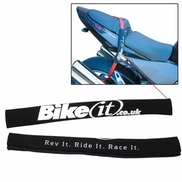 Coppia Sudari Protettivi In Neoprene Moto Bikeit Per Cinghie 25Mm