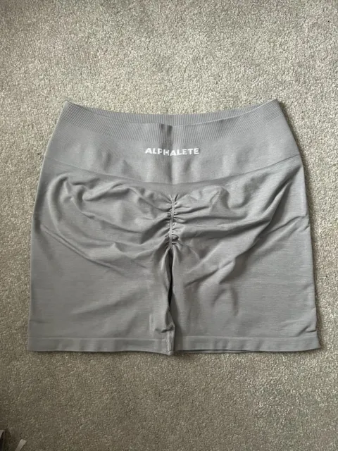 Pantaloncini scrunch senza cuciture Alphalete Amplify grigio medio - XL - Nuovissimi!!