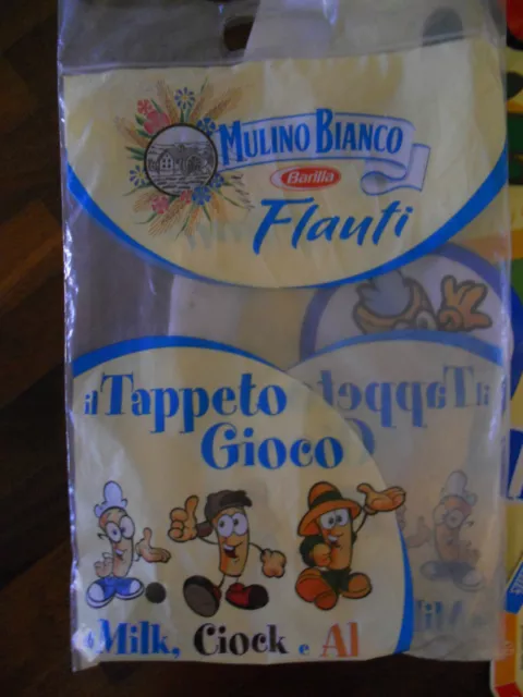 Mulino Bianco Il Tappeto Gioco Di Milk, Al E Ciok Gadget Anni 90' Sorpresina