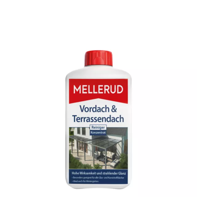 MELLERUD Vordach & Terrassendach Reiniger Konzentrat 1.0 l gegen Schmutz und Kot