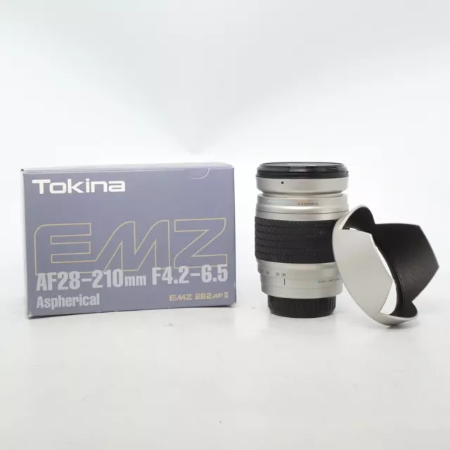 Tokina EMZ 282 AF II 28-210mm F/4.2-6.5 Lens for Minolta/Sony A - New Old Stock