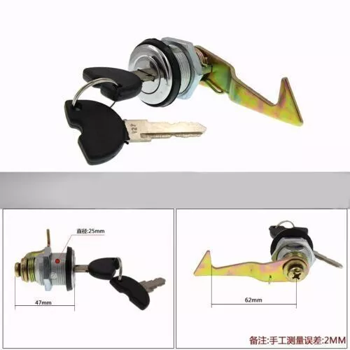 Ersatzschloss für Top Case 28L / 51L Scooter Trunk Replacement Lock Neu .